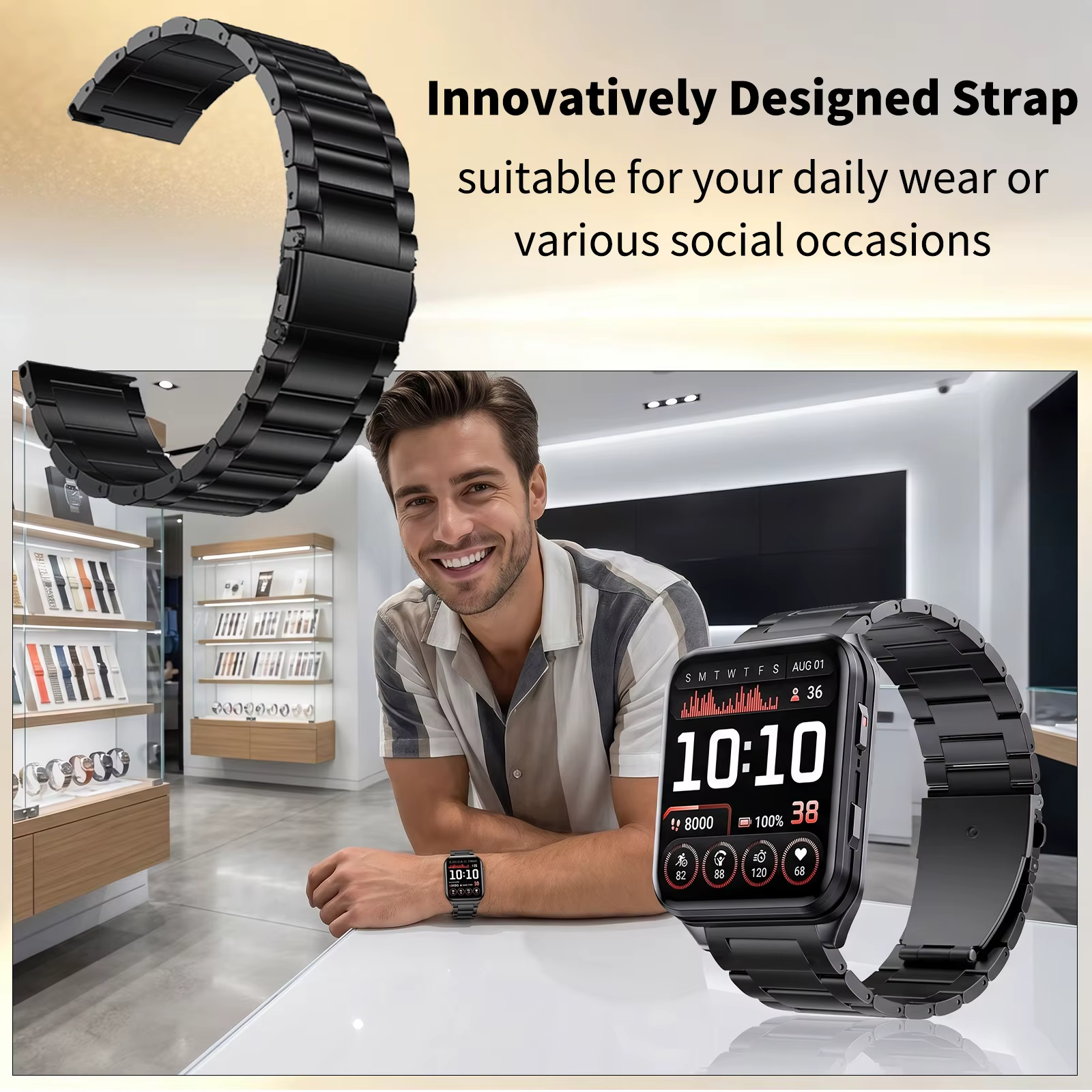 Bracelet universel en métal de qualité supérieure