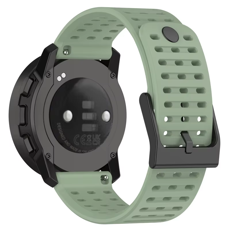 Bracelet de montre en Silicone pour bandes verticales Suunto