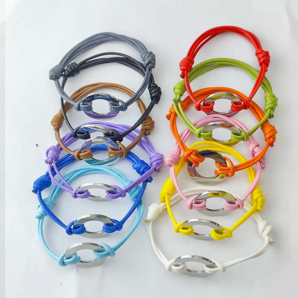 Bracelet unisexe avec nom personnalisé