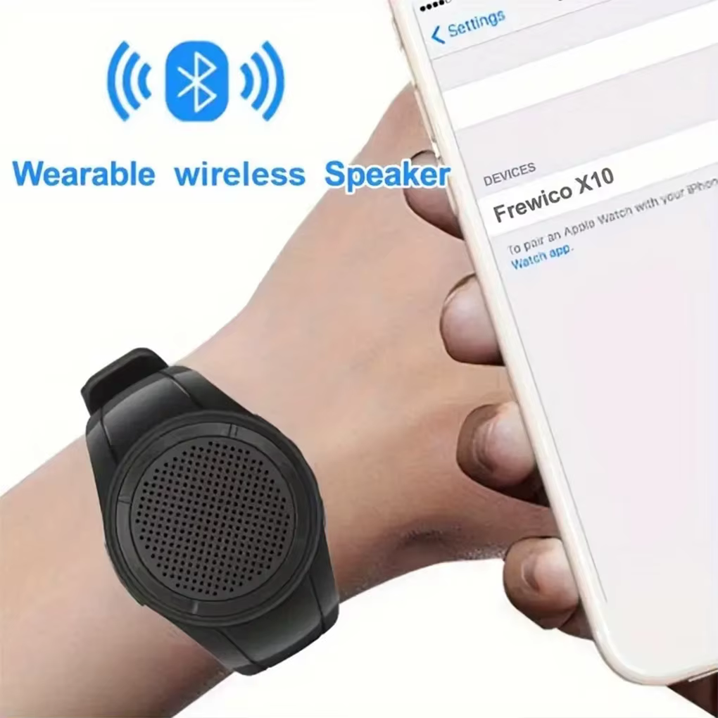 U6 montre bluetooth haut-parleur portable sport poignet audio