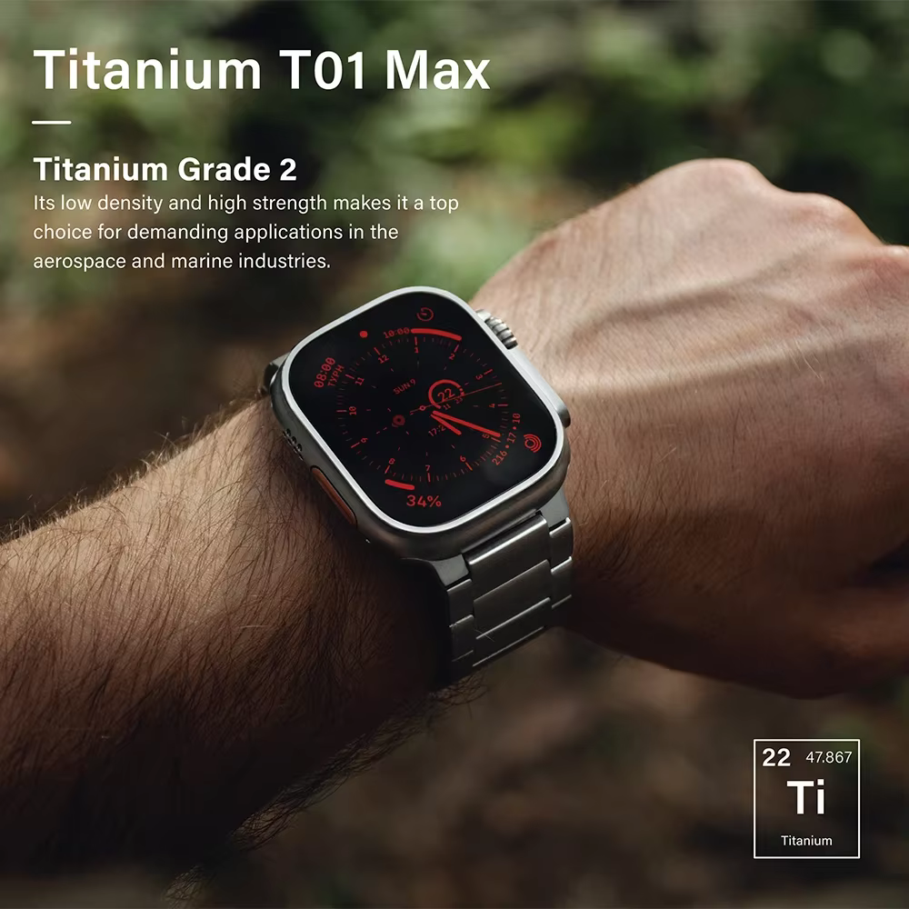 Bracelet de luxe en titane pour Apple Watch Ultra 2