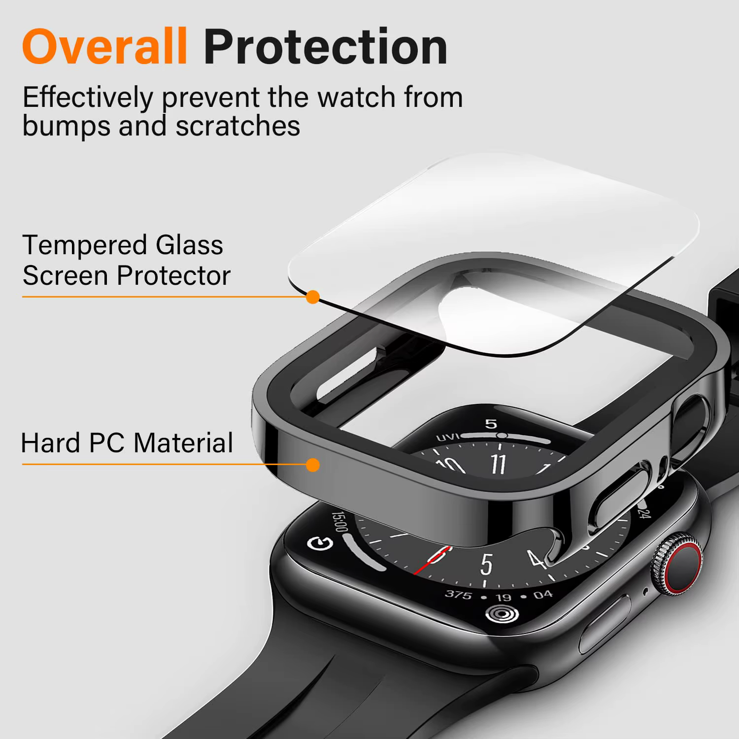 Couvercle et verre pour Apple Watch