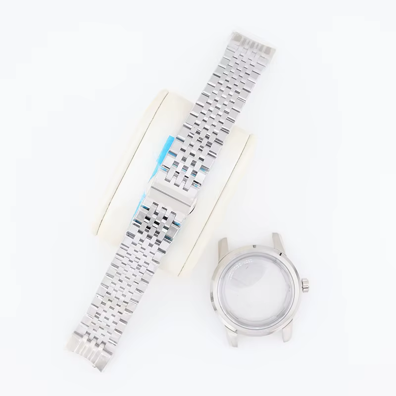 Boîtier de montre pour homme 40 mm en acier inoxydable 316L