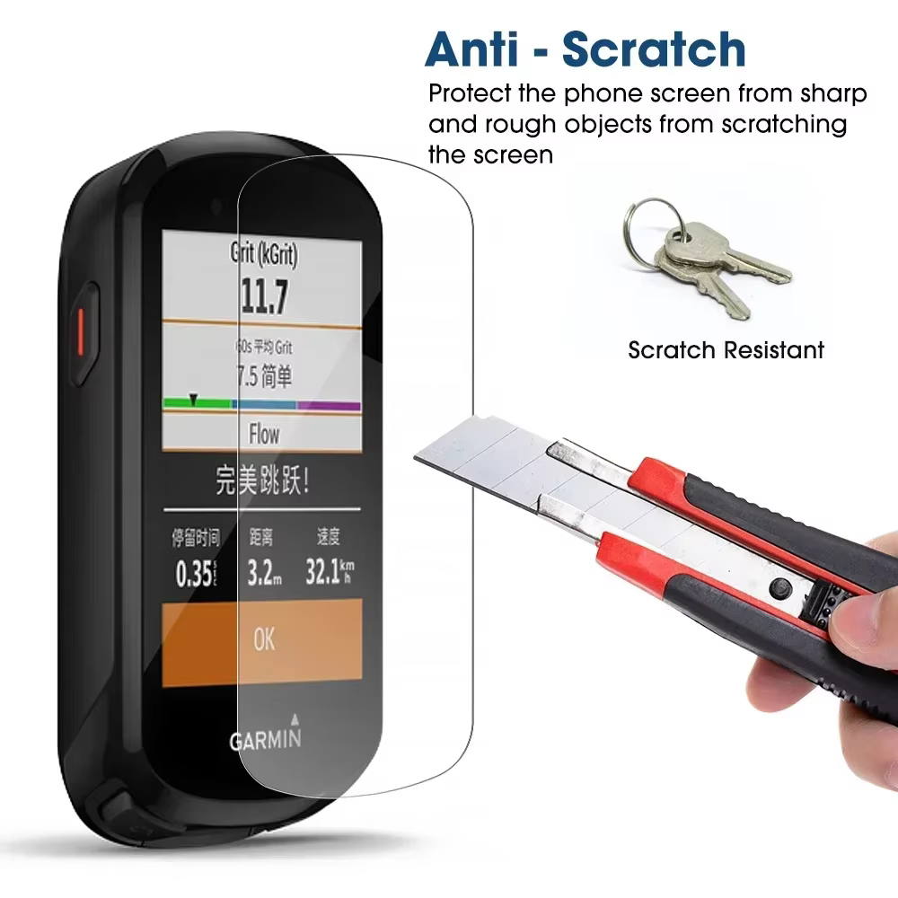 Protecteur d'écran pour Garmin Edge 1040 1030 850 840 830 820 550 540 520 530 130 Explore2 GPS