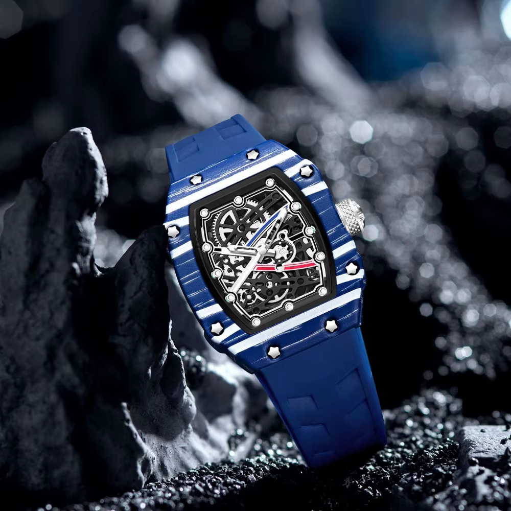 Montre à quartz classique et tendance ultra-fine pour homme