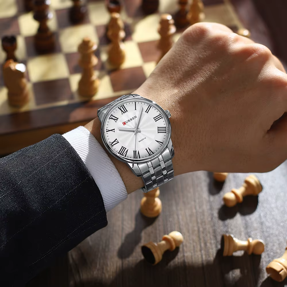 Montre à quartz minimaliste pour homme Curren 8422