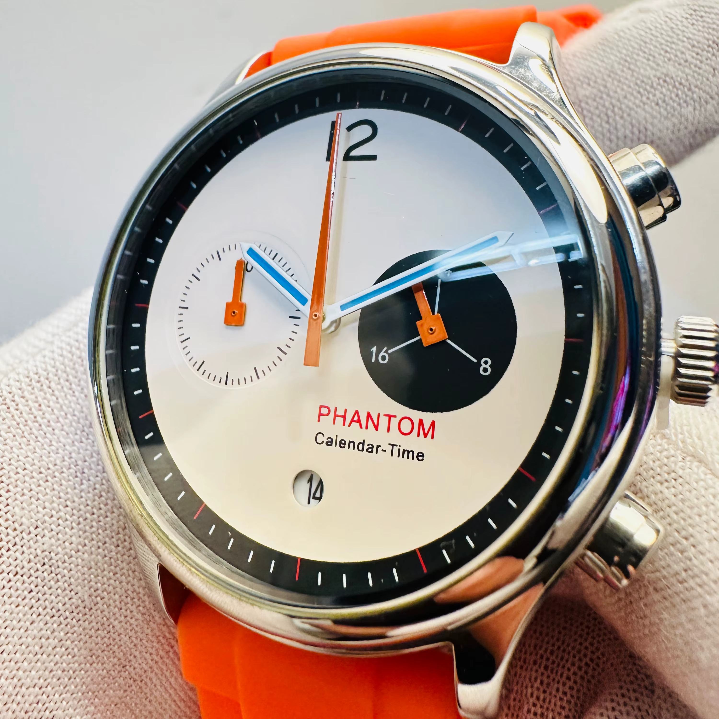 Montre pour homme PHANTOM Sport Chrono - Acier inoxydable résistant aux rayures