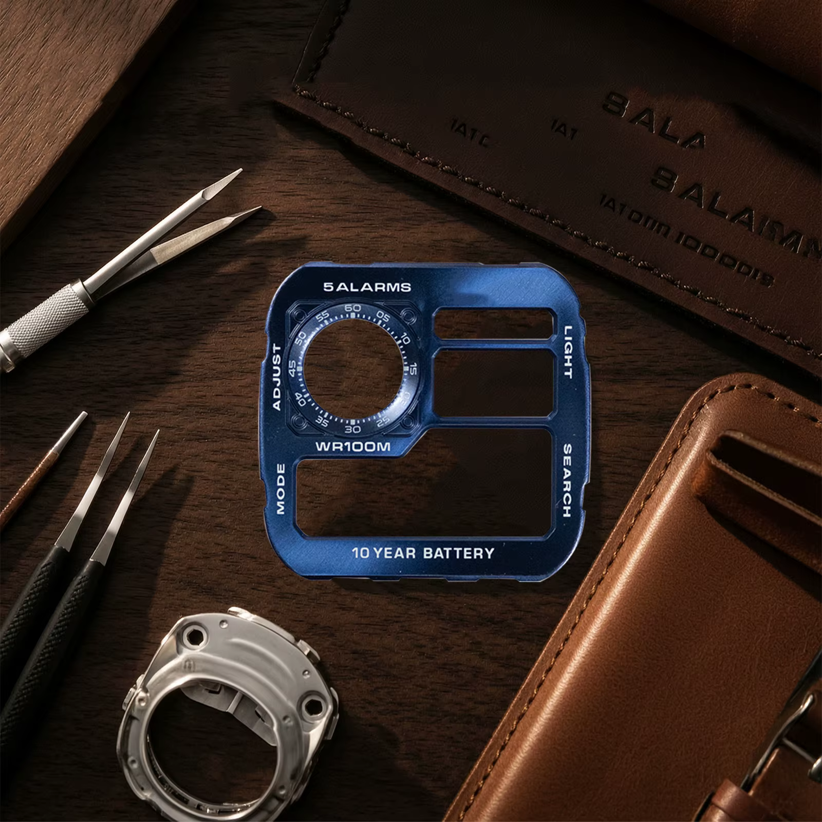 Cadran de montre DIY à texture rayons de soleil compatible avec Casio AE1200