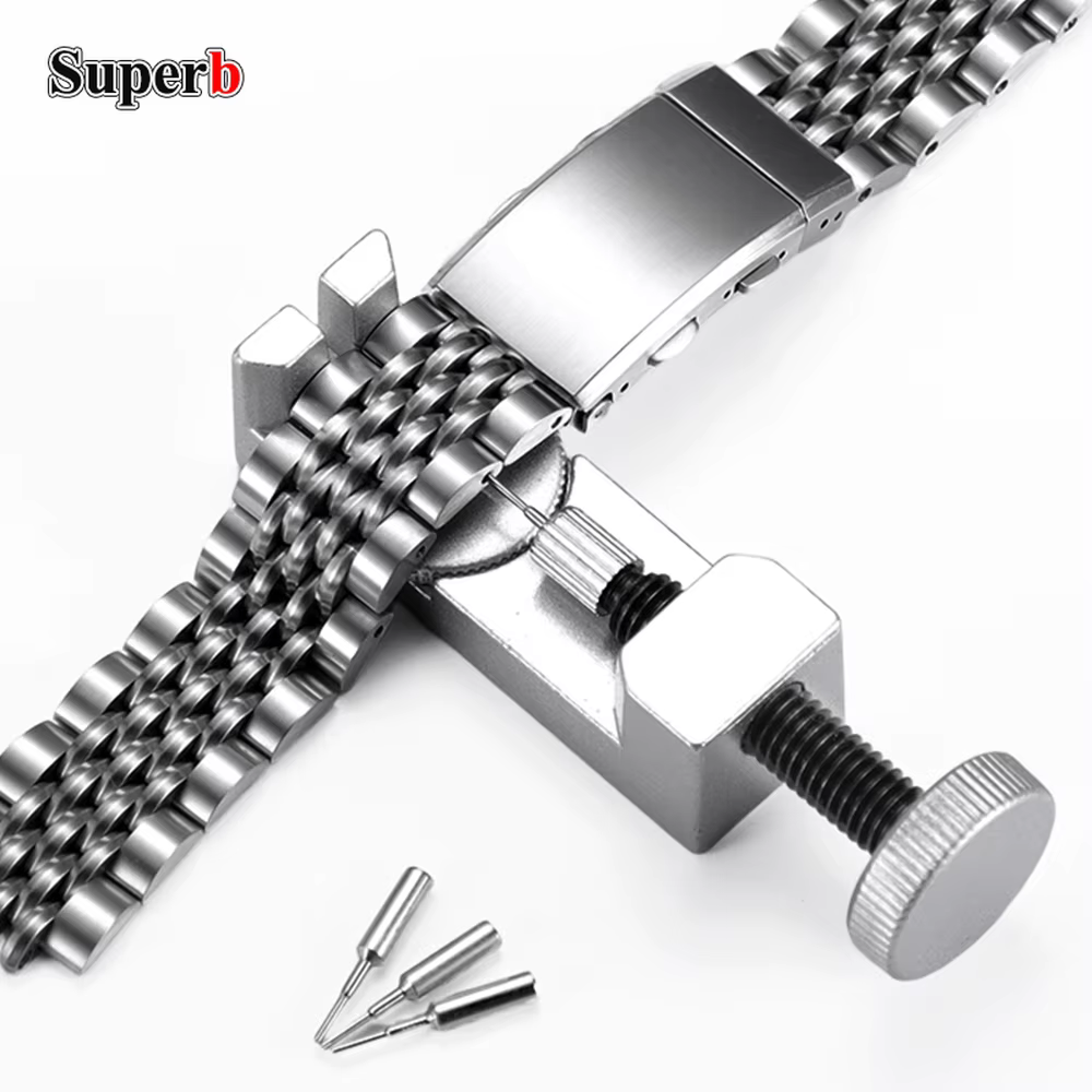 Kits d'outils de réparation de montres : Dispositif de démontage de bracelet