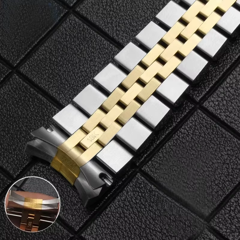 Bracelet de montre en acier pour homme et femme