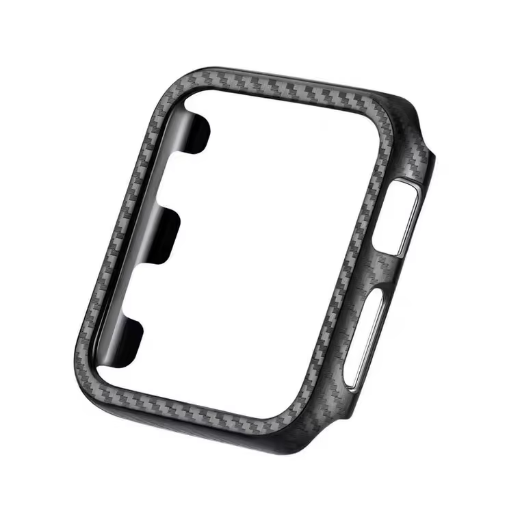 Bracelet en Fiber de carbone + étui pour Apple Watch 8 7 45mm 41mm