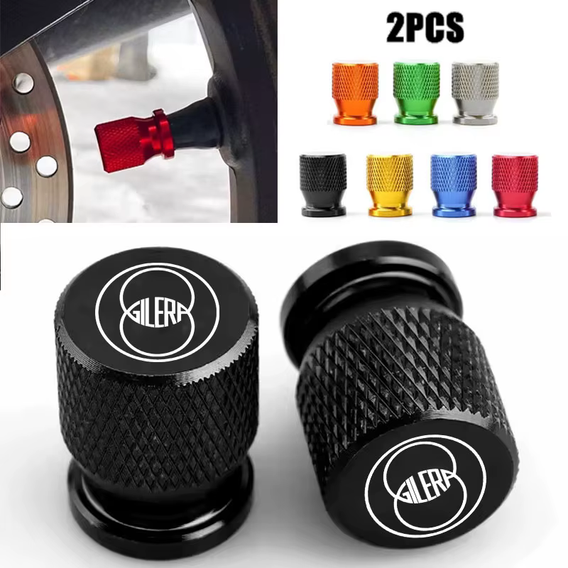 Capuchons de valve de pneu de moto, couvercle hermétique pour Gilera GP800 Fuoco Nexus 500 Runner 50 125 200