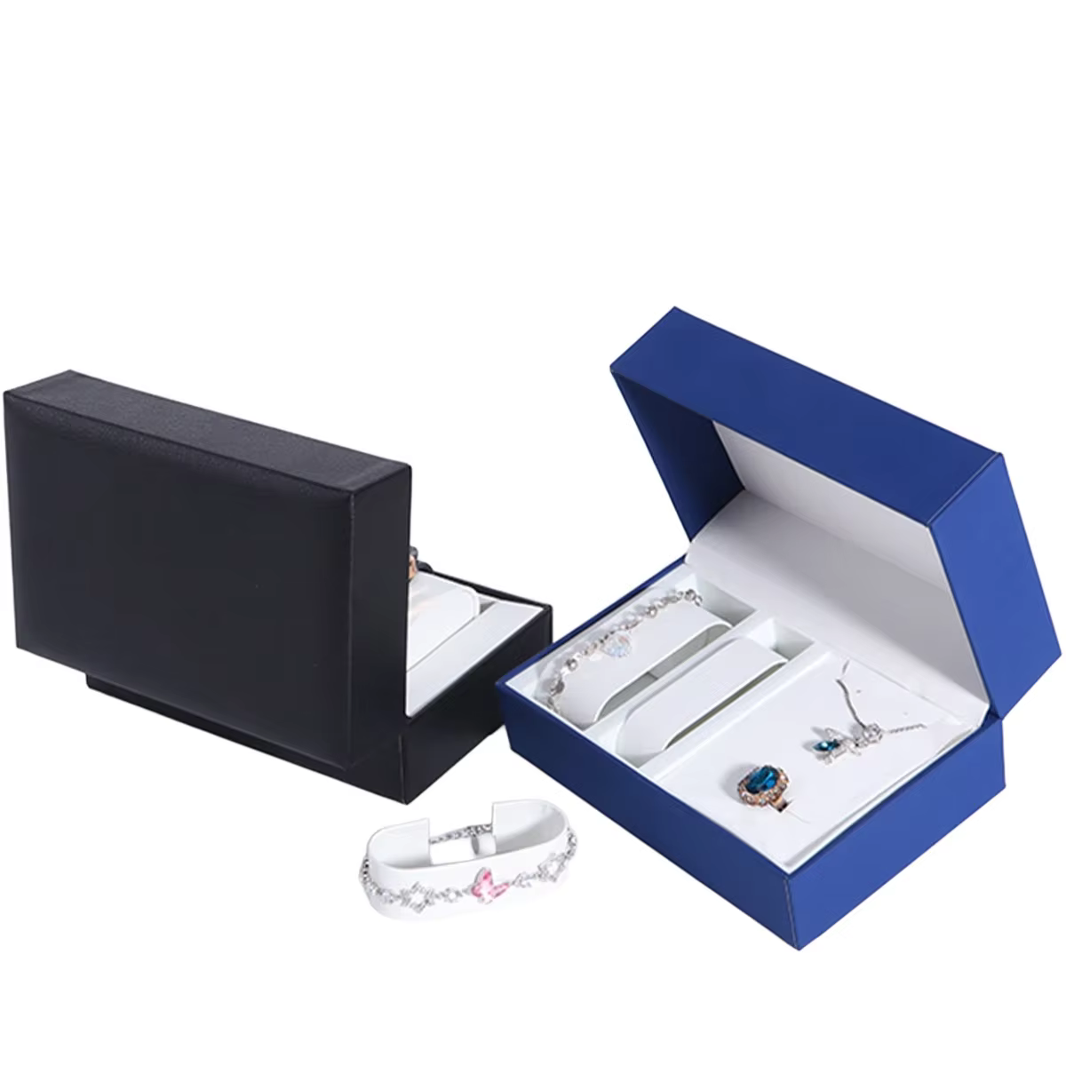 Boîte à montres de luxe en cuir PU