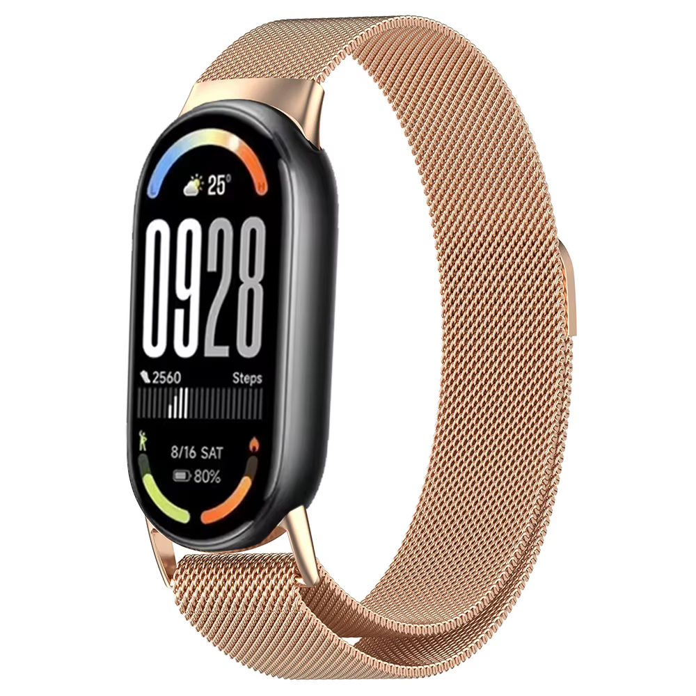 Bracelet milanais magnétique pour Xiaomi Mi Band 10 9 8