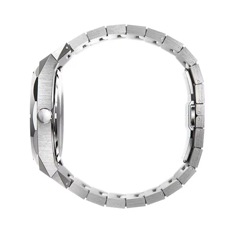 5ATM étanche tout en acier inoxydable aiguilles lumineuses bijoux givré Relogios Masculino homme montre à Quartz