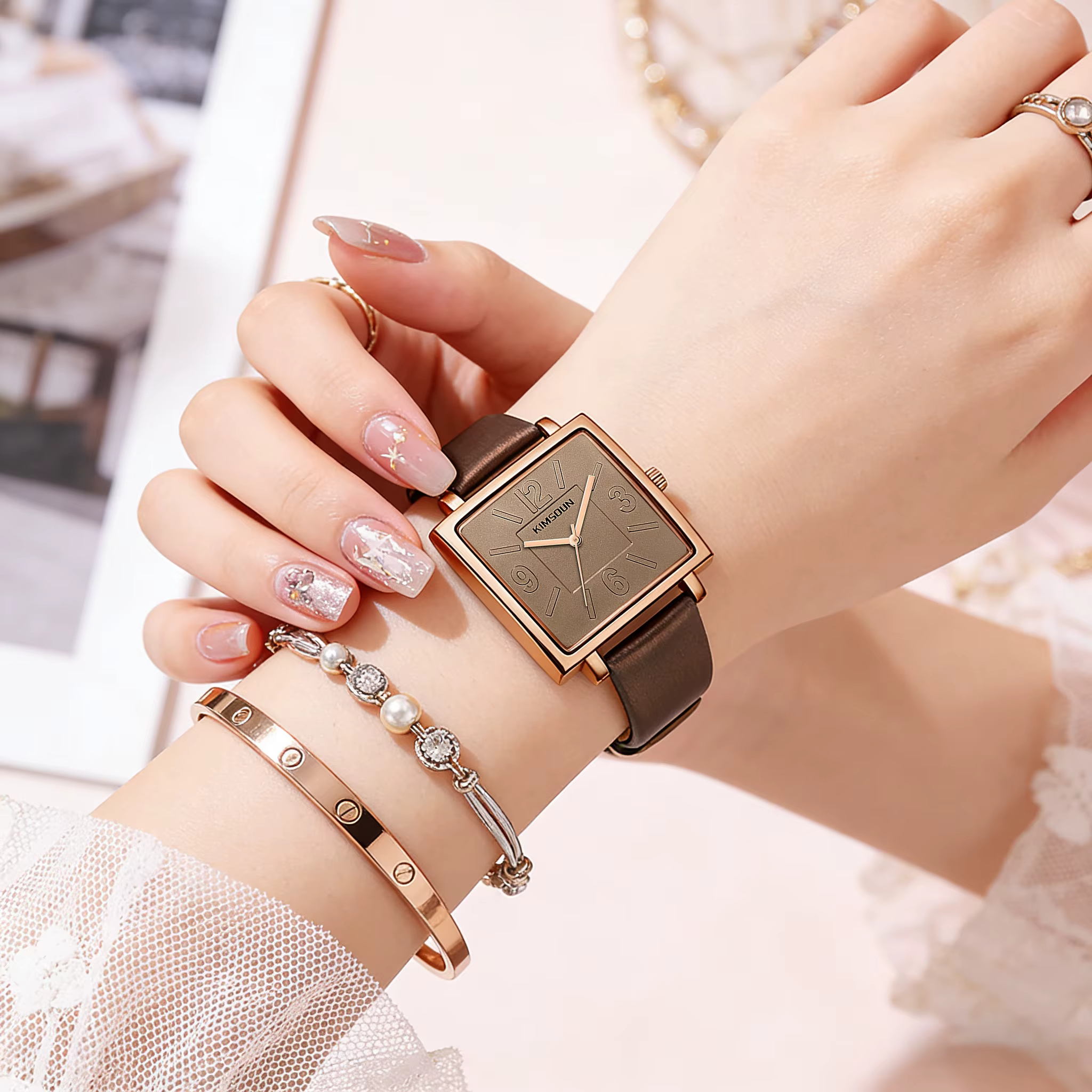 Nouvelle montre à quartz pour femme
