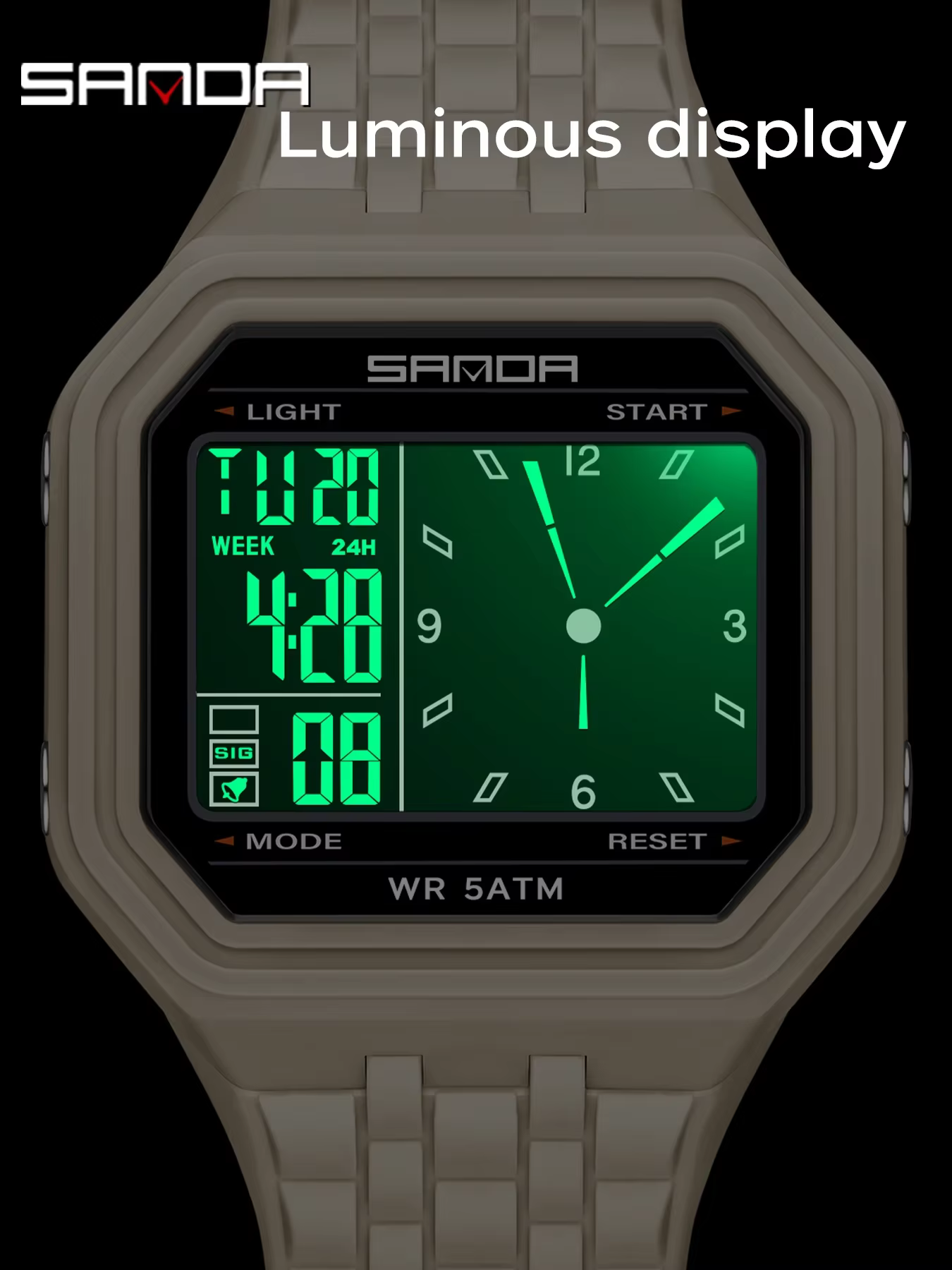 Montre sport SANDA pour homme