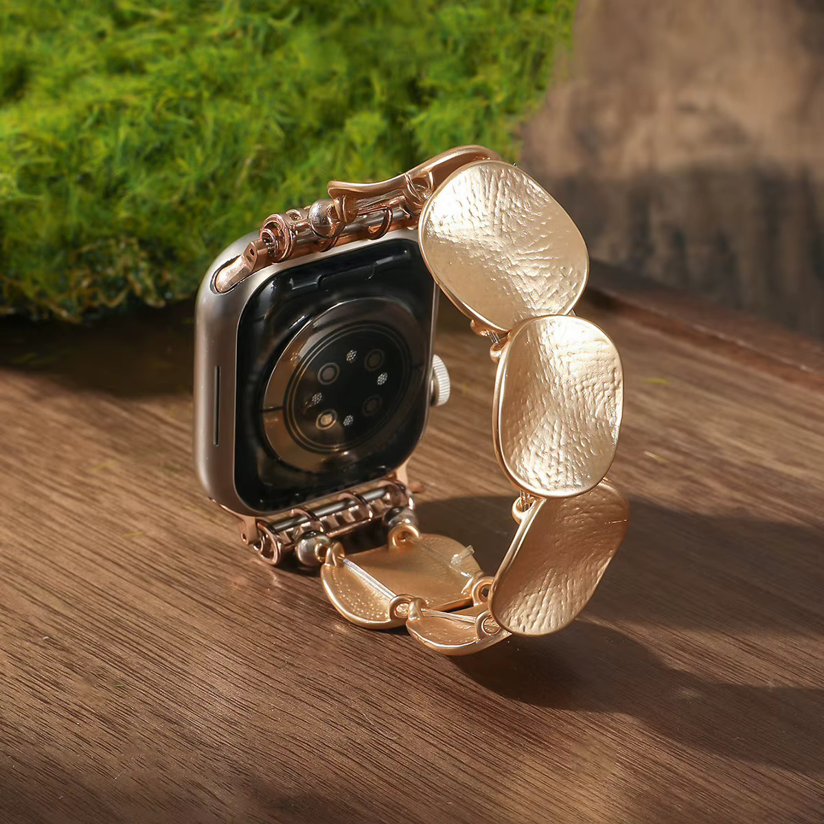 Convient pour Apple Watch bracelet élastique en métal