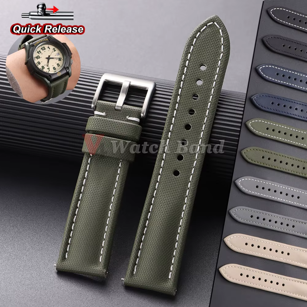 Bracelet de montre en toile de voile premium pour montres Blancpain