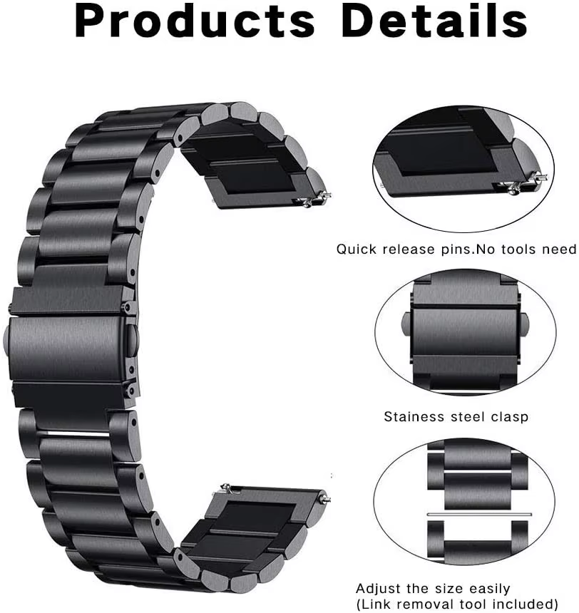 Bracelet en métal pour Mibro GS A1 X1, accessoires de montre intelligente, Bracelet en maille en acier inoxydable pour Mibro C2 T1 Lite, couleur Correa