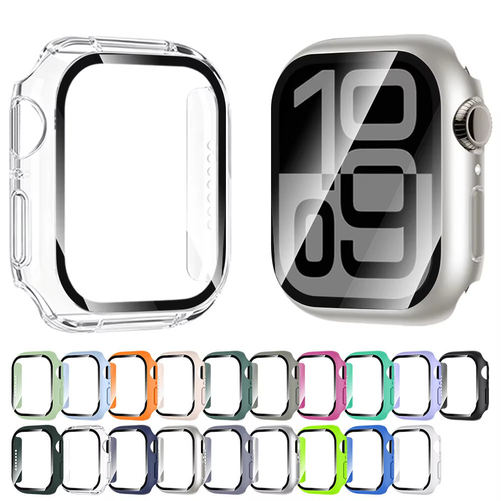 Verre trempé + étui pour Apple Watch 11 10