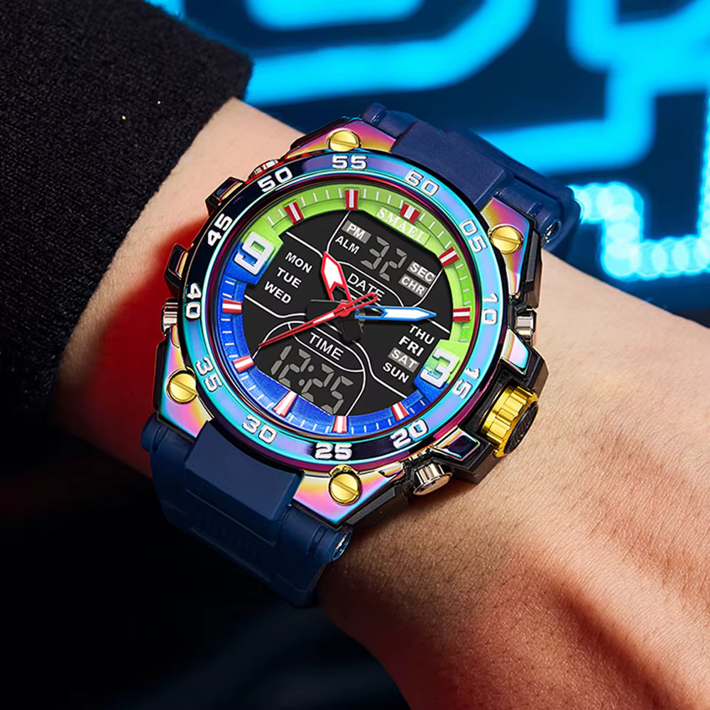 SMAEL Nouvelle Montre Digitale Militaire pour Homme