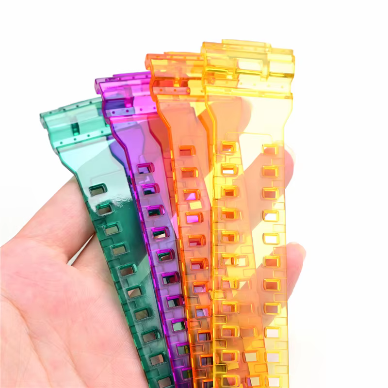 Étui à Bracelet Transparent coloré pour G-SHOCK GA-100/110/120/140 GD-100/110/120 GAX-100 GLS-100
