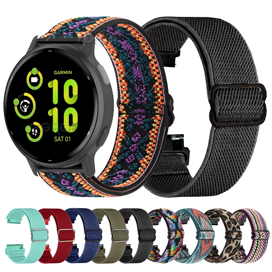 Bracelet de remplacement en Nylon pour Garmin Vivoactive 6 5 3