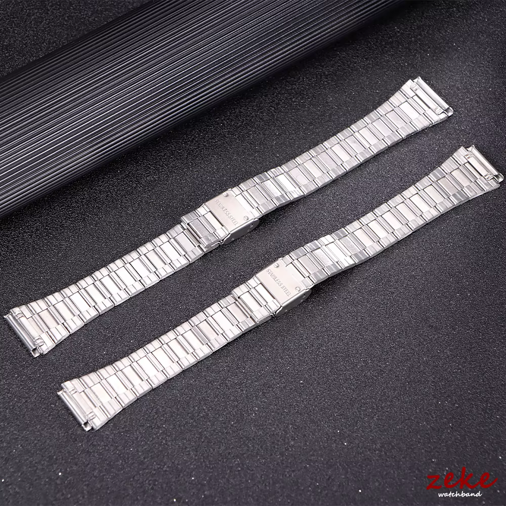 Bracelet de montre en métal 18mm 20mm pour Casio F91W/A158/A159/A168/A169/B650/AQ230/SGW400, Bracelet Ultra-fin Vintage en or