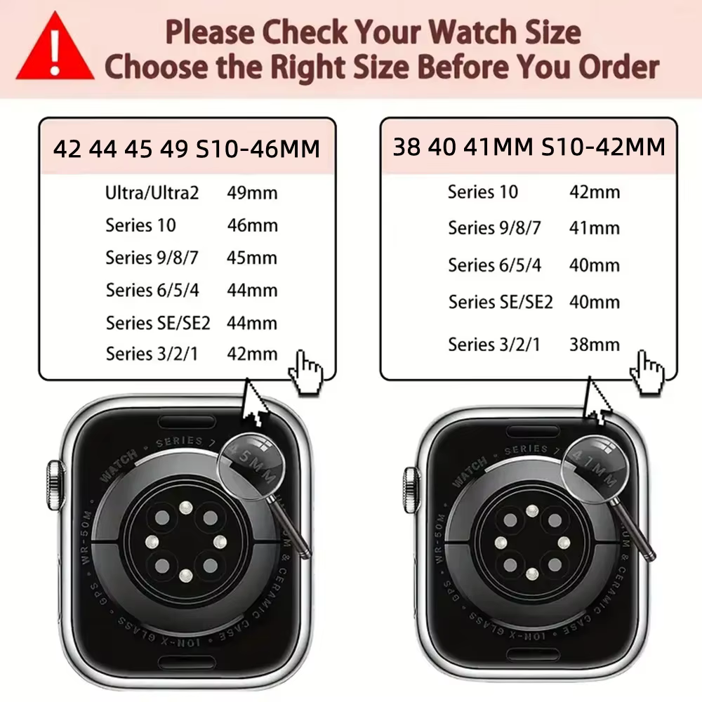 Nouveau bracelet En Mer Bleu Nuit Single Tour pour Apple Watch Ultra 1-3 Series 10 9 8 7 6 5 4