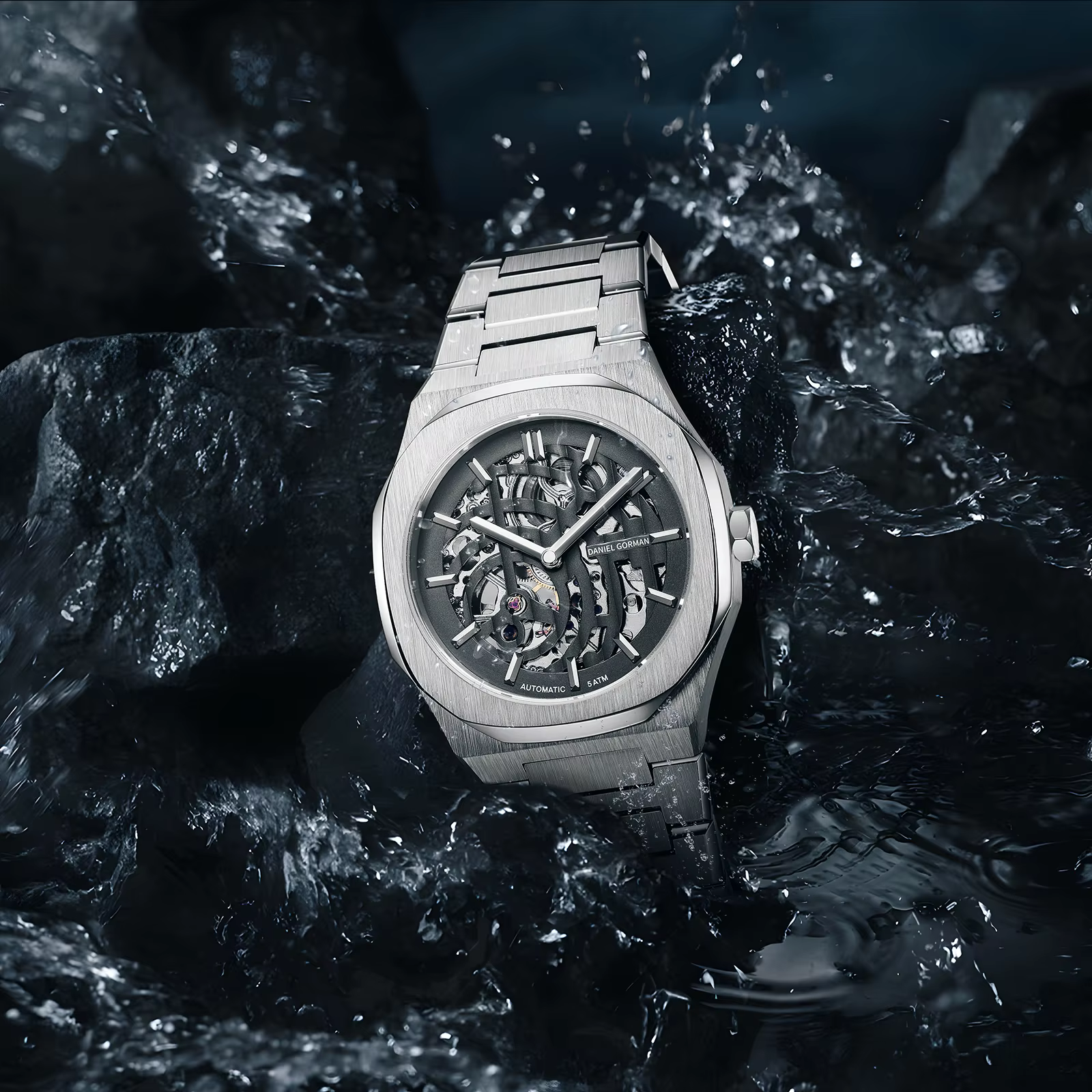 Daniel Gorman Dg8126 hommes luxe Relogio garçons montre fabricants en acier inoxydable en gros