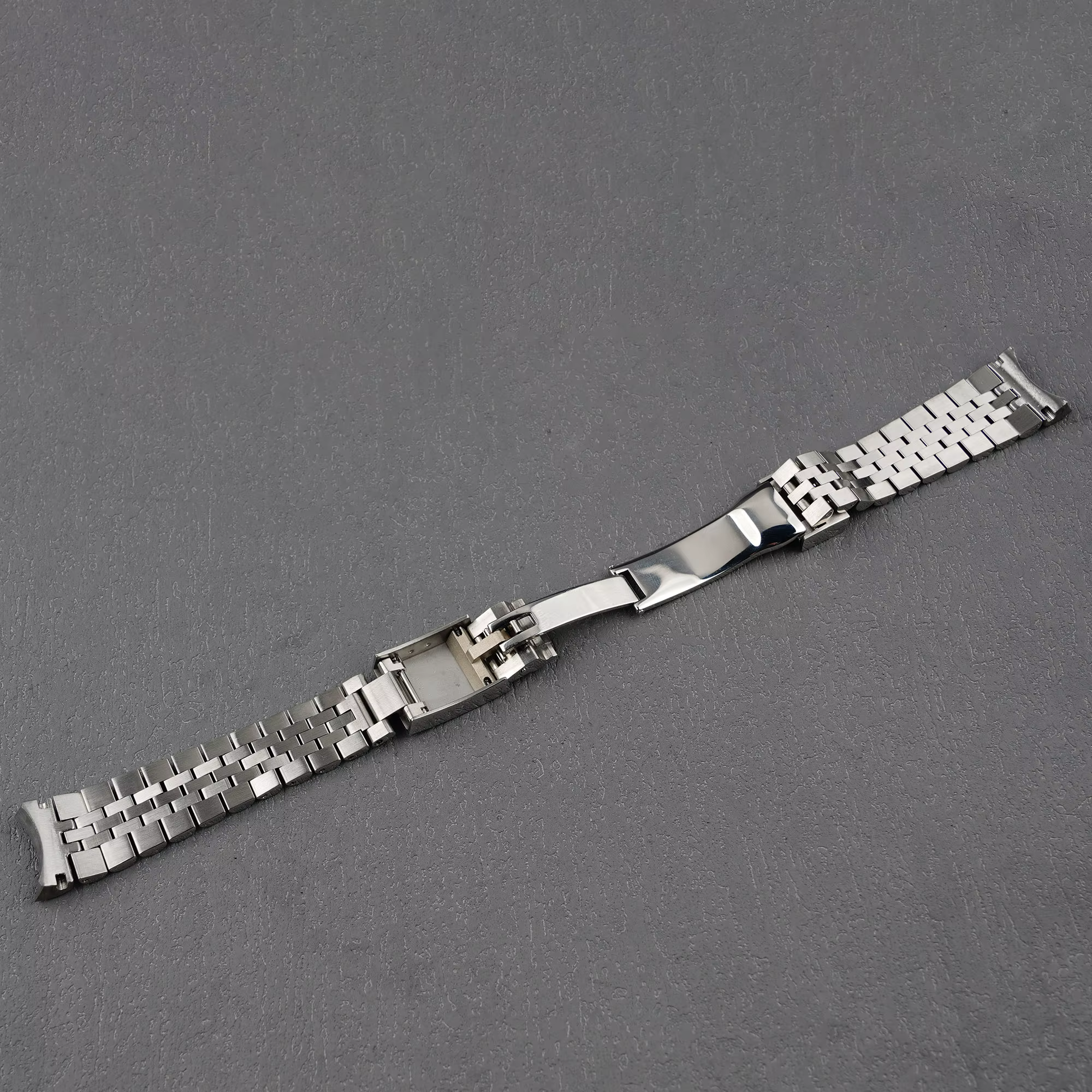 Pour Seiko 5 Sports SRPK29 31 33 35-20mm bracelet de montre en acier inoxydable à maillons solides de Style jubilé avec fermoir pliant huître par Rolamy