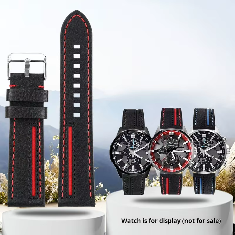 Bracelet de montre en cuir cirhide italien pour hommes
