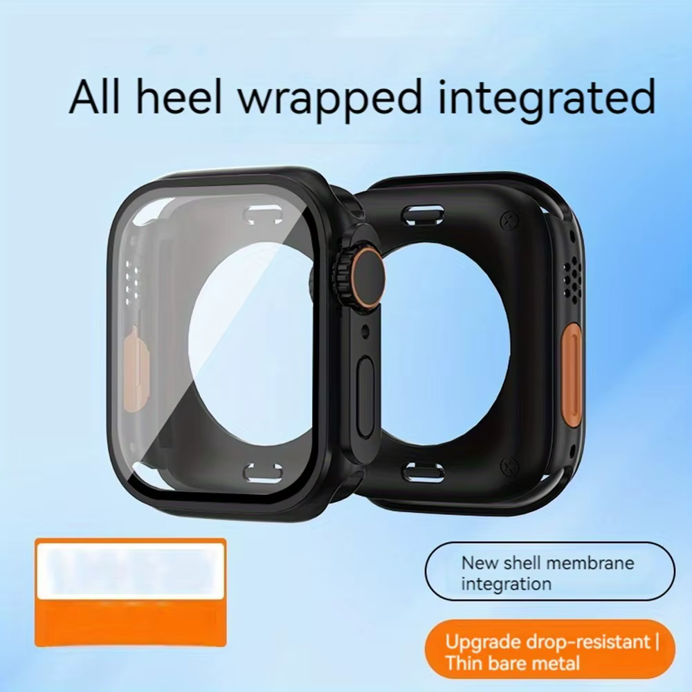 Changer vers le boîtier de protection Ultra complet pour Apple Watch 45 46 44mm protecteur d'écran en verre trempé pour