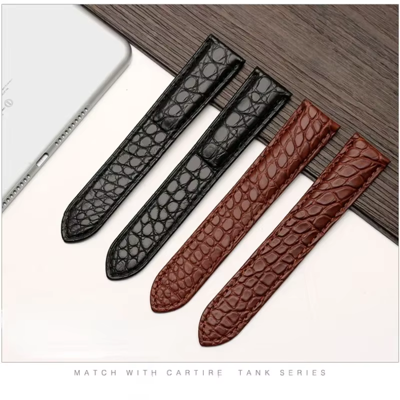 Bracelet pour homme Cartier en cuir véritable