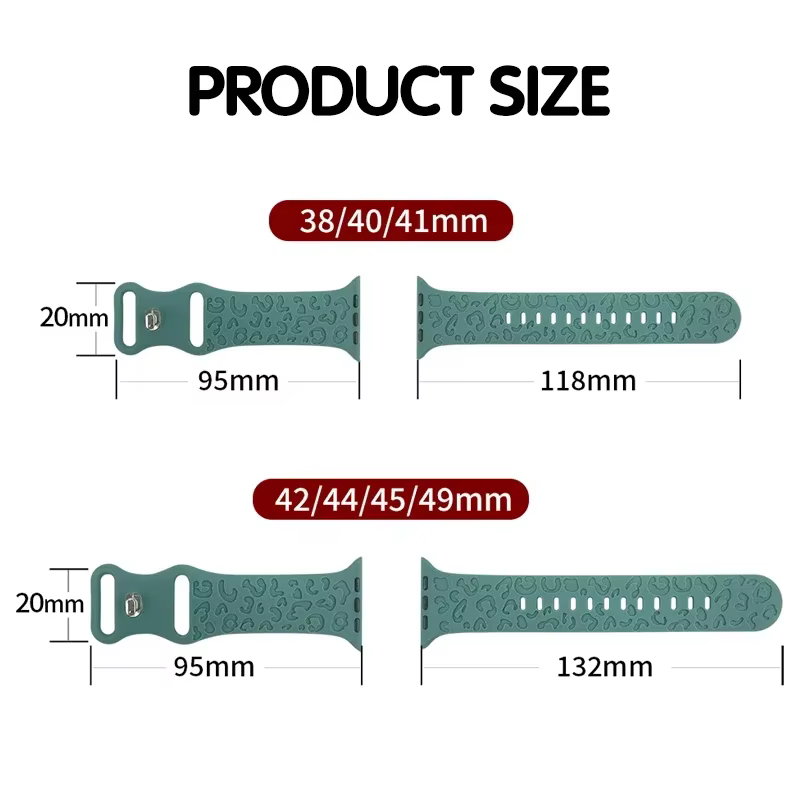 Bracelet léopard gravé