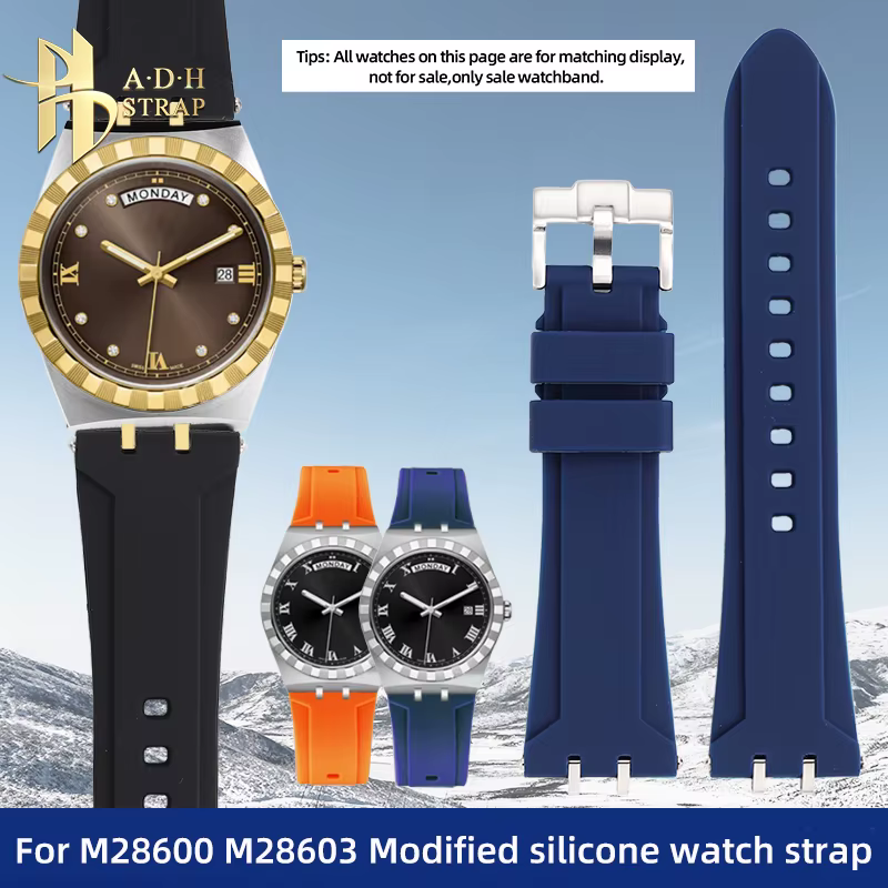Pour Tudor Royal 38mm 41mm offre M28600 M28603 M28500 Bracelet de montre en Silicone modifié