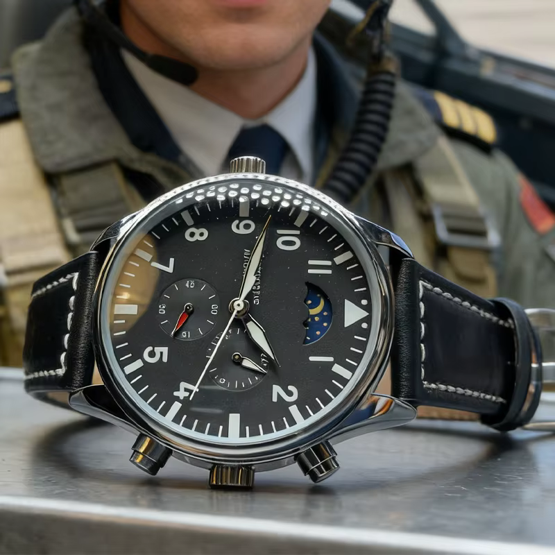 Montre mécanique automatique pour homme avec design squelette