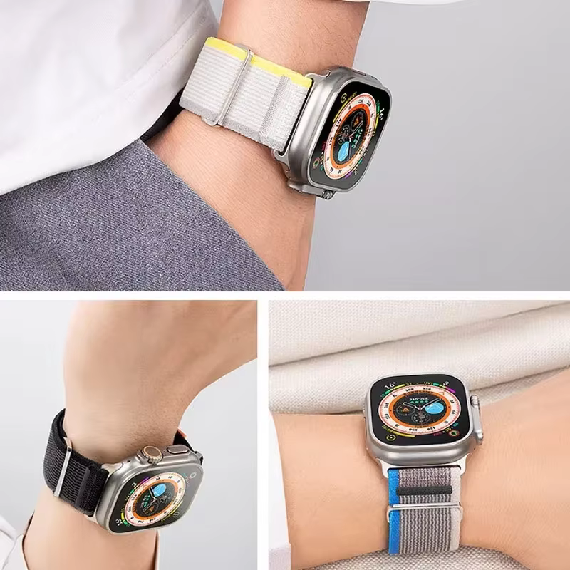 Boucle de sentier pour apple watch ultra 2 bandes 49mm 44mm 40mm 45mm 41mm 42mm 38 bracelet correa iWatch série 7 6 se 8 9 10 46mm sangles