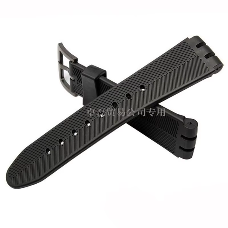Bracelet en caoutchouc de Silicone 23mm pour montre Swatch YOS440 449 401G 447 448 IRONY