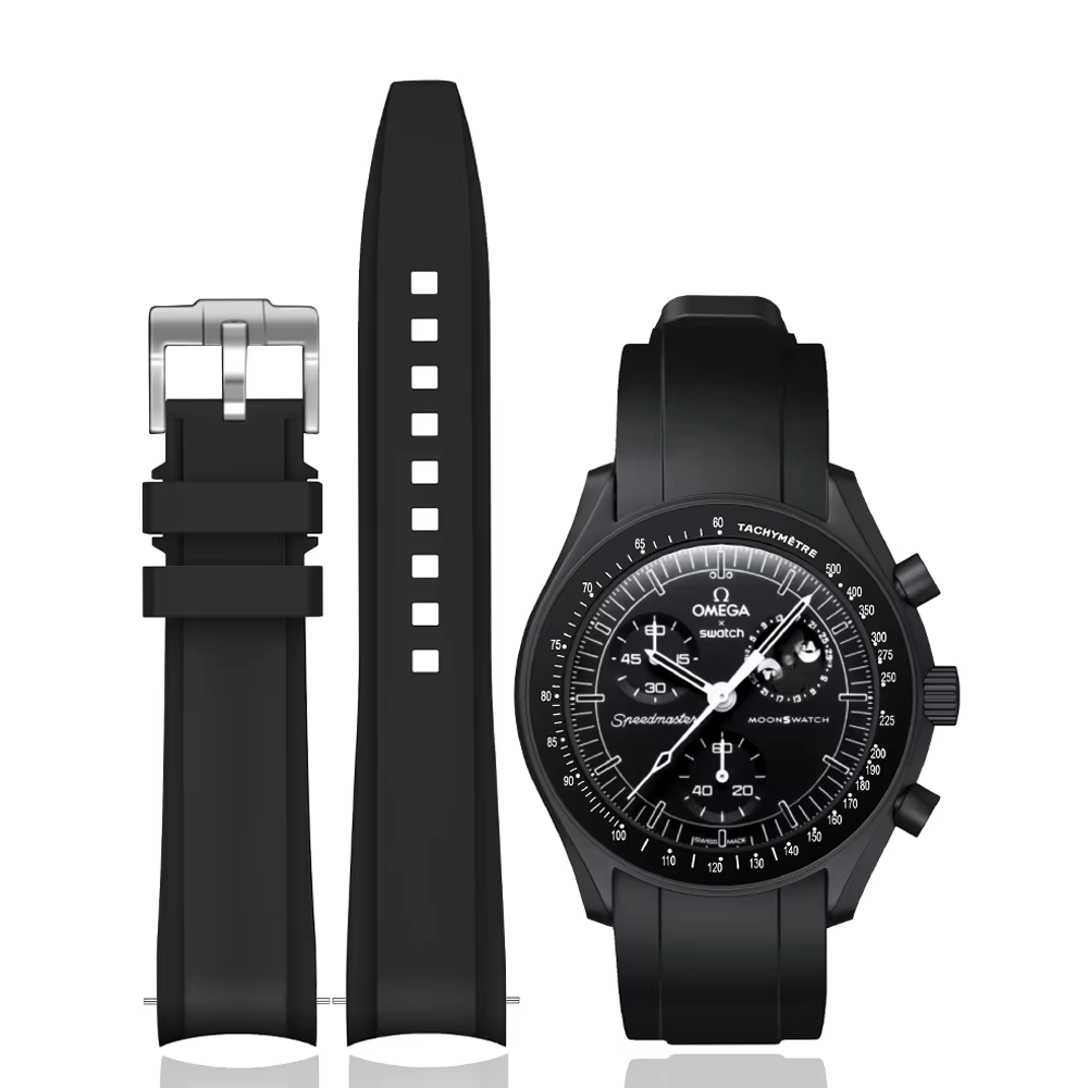 Bracelet pour Omega X Swatch Moonswatch Speedmaster 20mm 22mm extrémité incurvée universelle