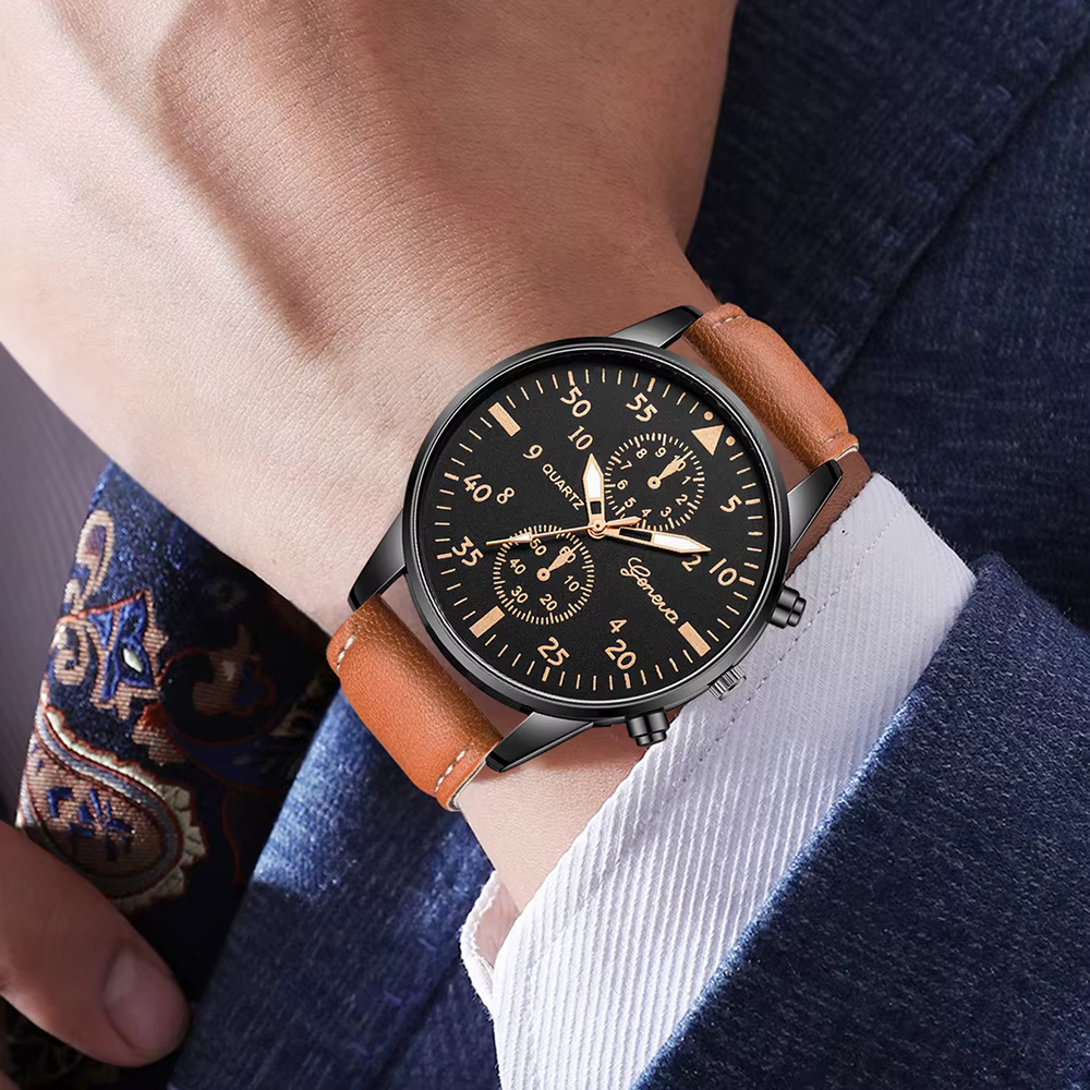 Ensemble de montres à Quartz pour hommes