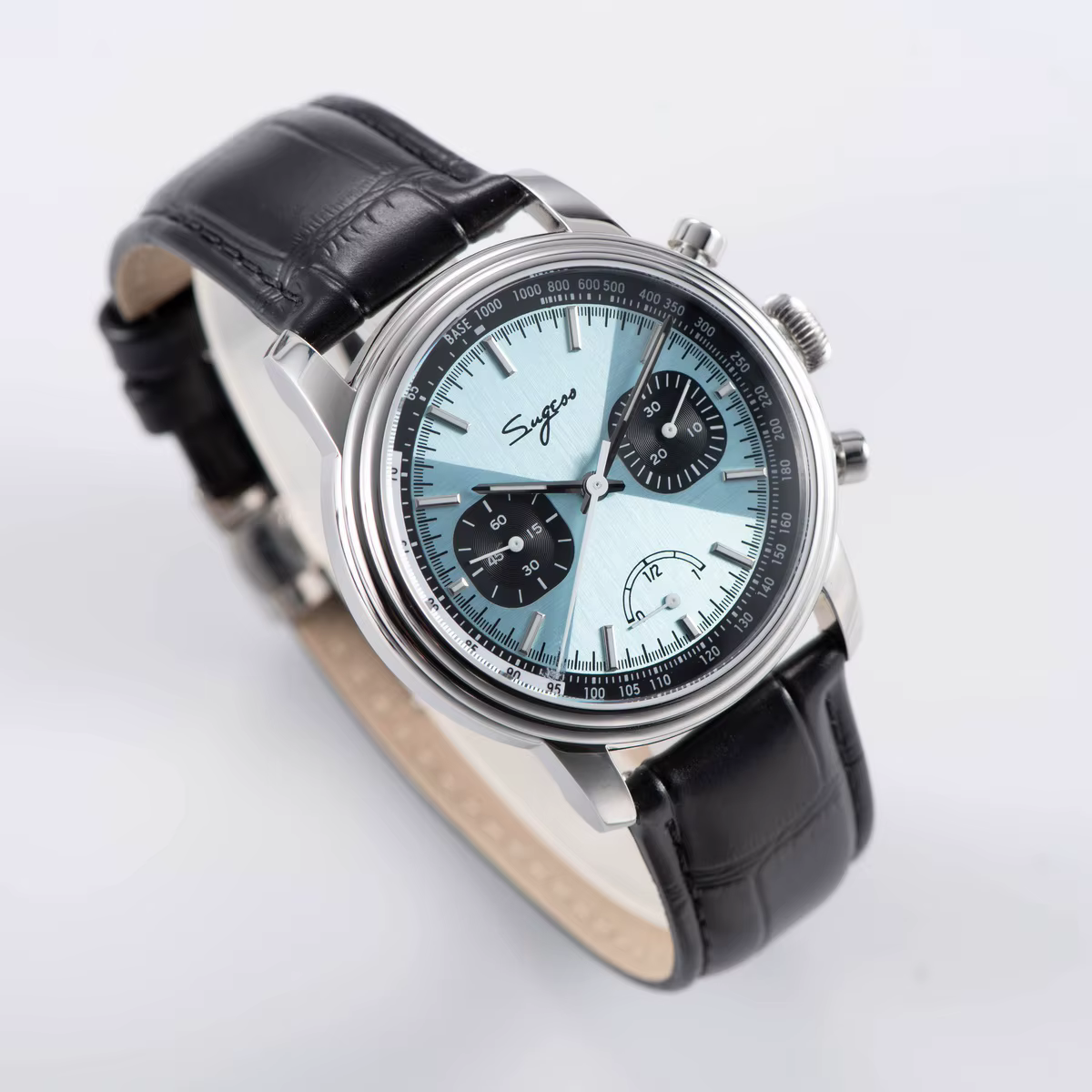 Sugess-Montre-bracelet pilote pour homme