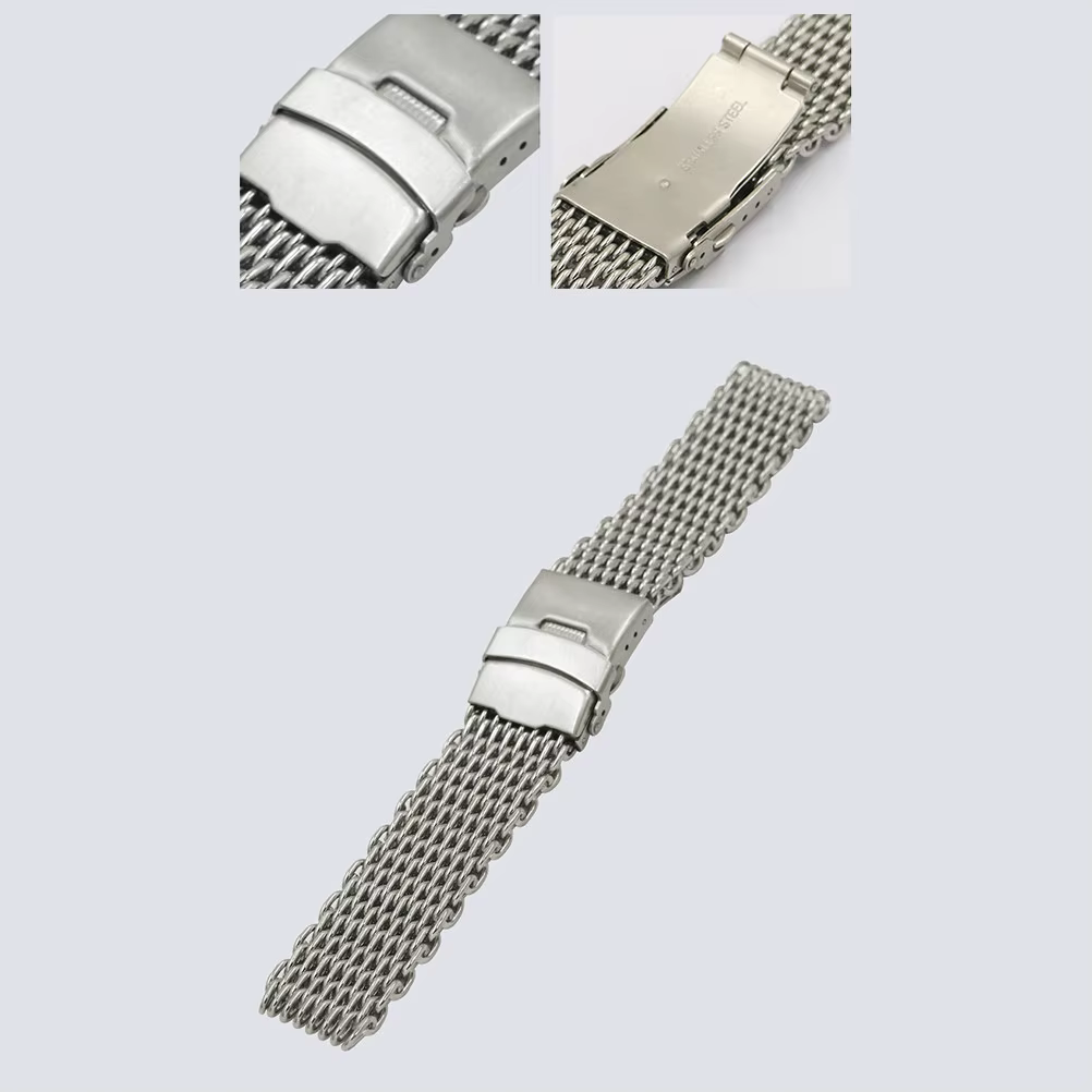 Bracelet de montre en maille de requin 20 mm