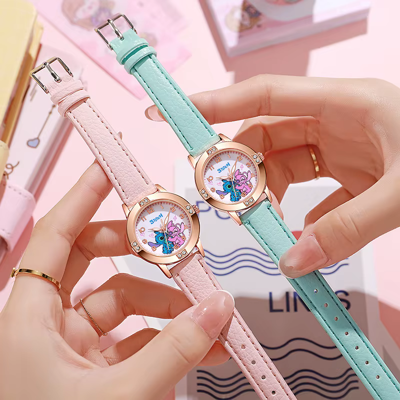 Montres pour filles, motif de dessin animé