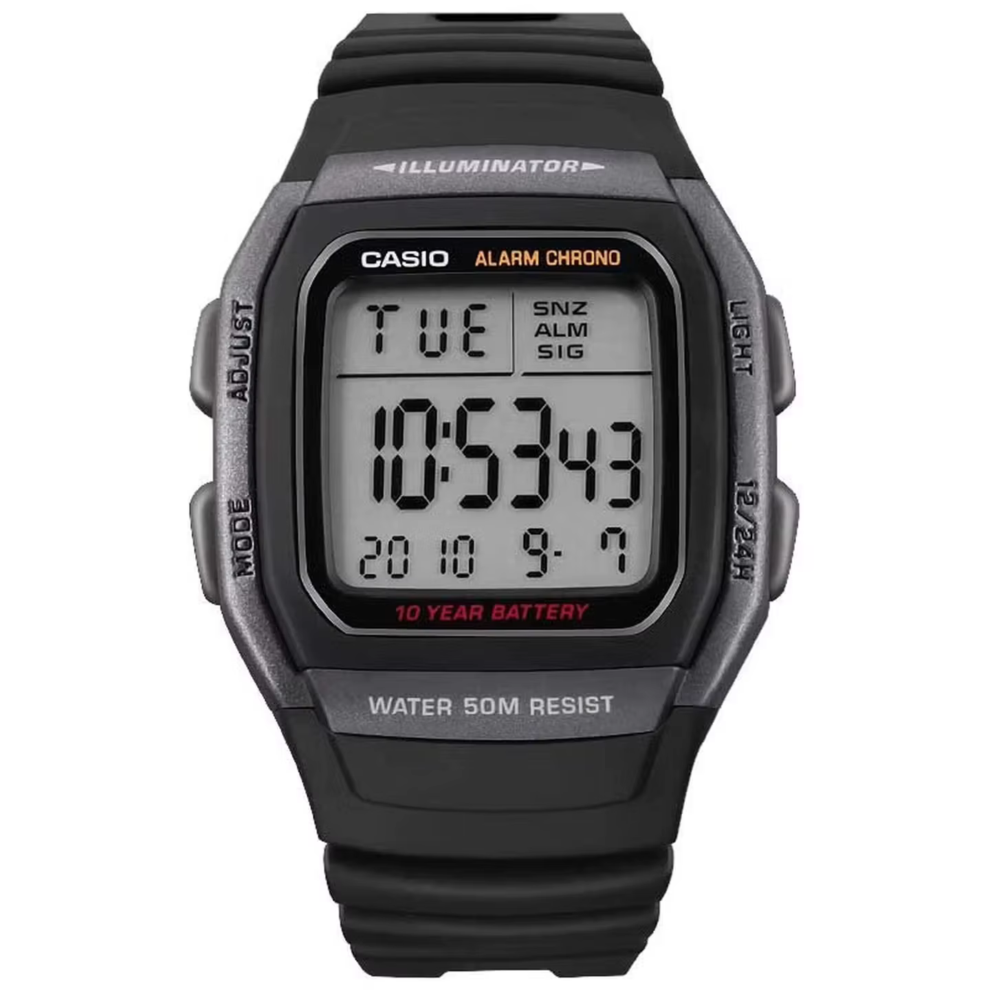 Montre de sport CASIO W96H – Batterie 10 ans