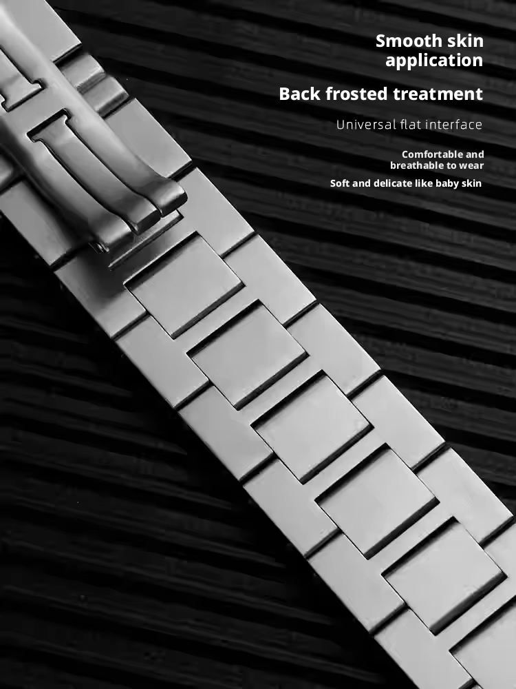 Bracelet de poignet en acier inoxydable massif de qualité supérieure pour Cartier Tank London Solo