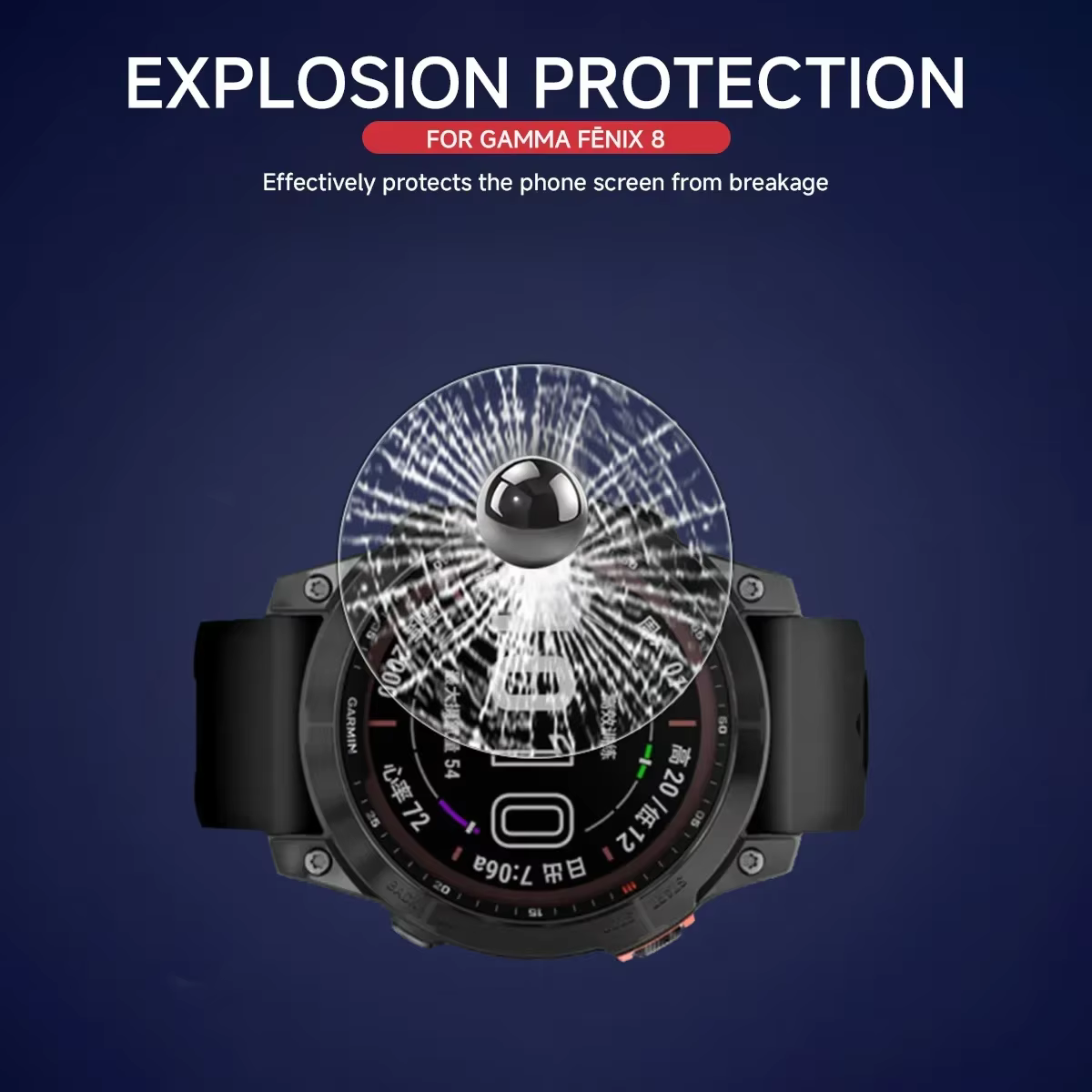 Protecteur d'écran de montre intelligente en verre 9H Premium Guatemala