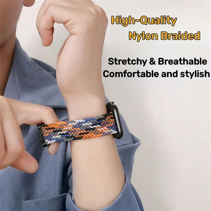 Bracelet tressé réglable pour Apple Watch