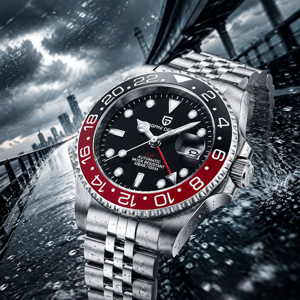 PAGANI DESIGN – montre GMT pour hommes
